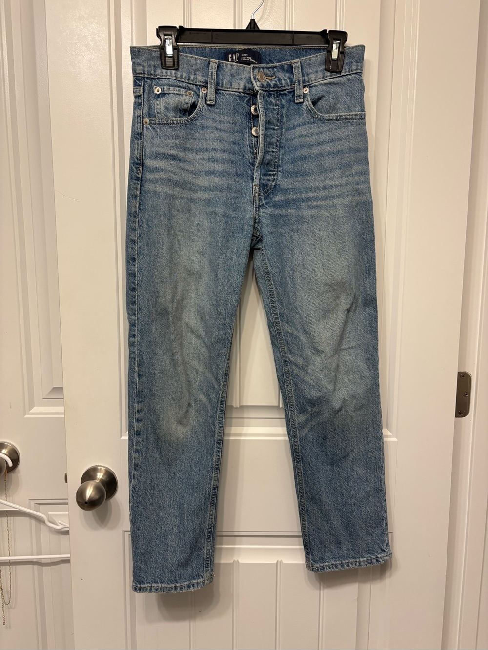 GAP Women’s Light Blue Straight-Leg Jeans Size 2/26 Short